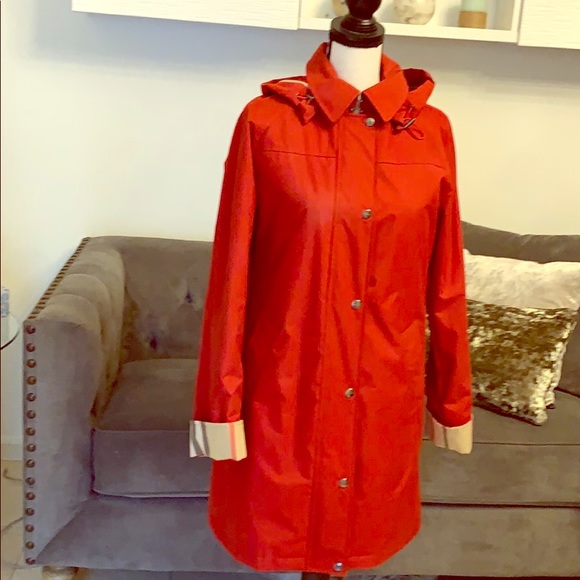 Burberry Jackets & Blazers - 🍁Burberry of London Red ladies coat sz US 4